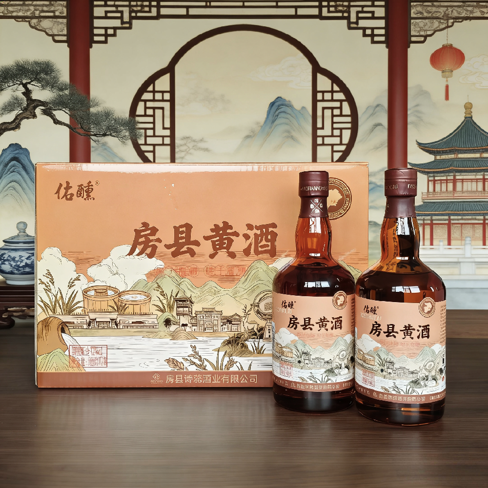 房县黄酒2.5*2桶礼盒装