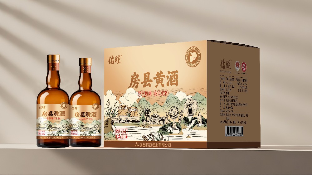 【佑醺】半甜型房县黄酒500ml礼盒装
